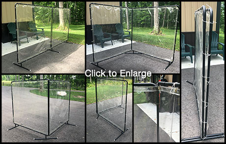 Free standing Safety Screens